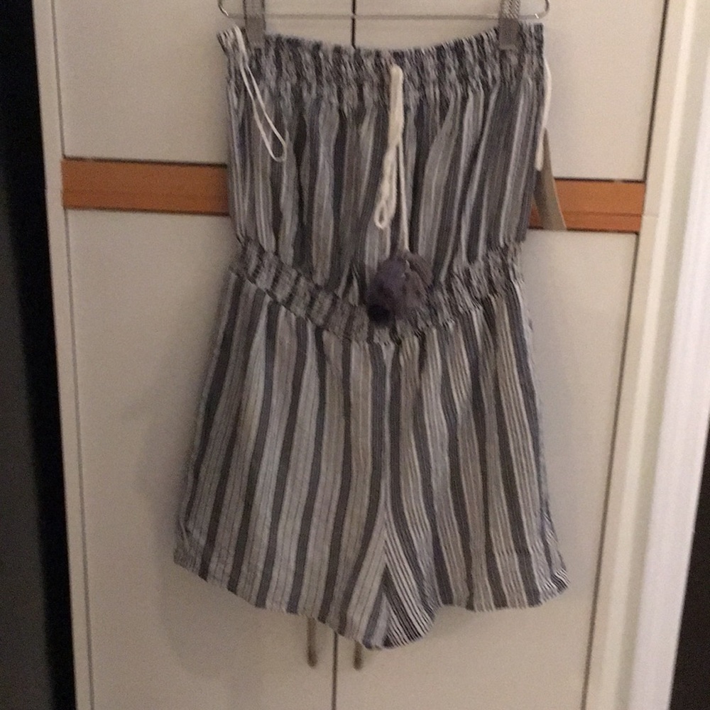 NWT stripped romper